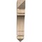 Ekena Millwork Merced Arts & Crafts Rough Sawn Bracket, Douglas Fir, 4"W x 18"D x 22"H BKT04X18X22MRC03RDF - alternate 2